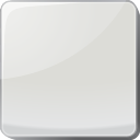 Silver Button Icon 128x128 png